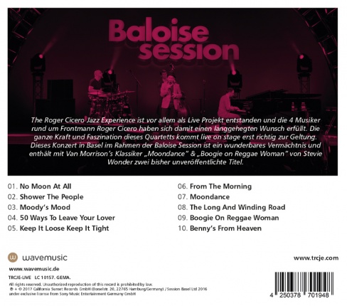 The Roger Cicero Jazz Experience - Live @ Baloise Session Vorschau 1